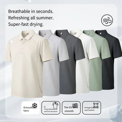 men's new summer brand short sleeves seamless polo shirt lapel printing high quality patchwork t-shirt leisure sports men's wear