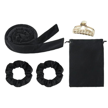Heatless Hair Curlers - Soft Headband Curlers With Silk Ribbon For Damage Free Curls