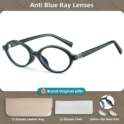 Oval Reading Glasses - Classic Oval Frames With Photochromic Lenses For Women Small Frames