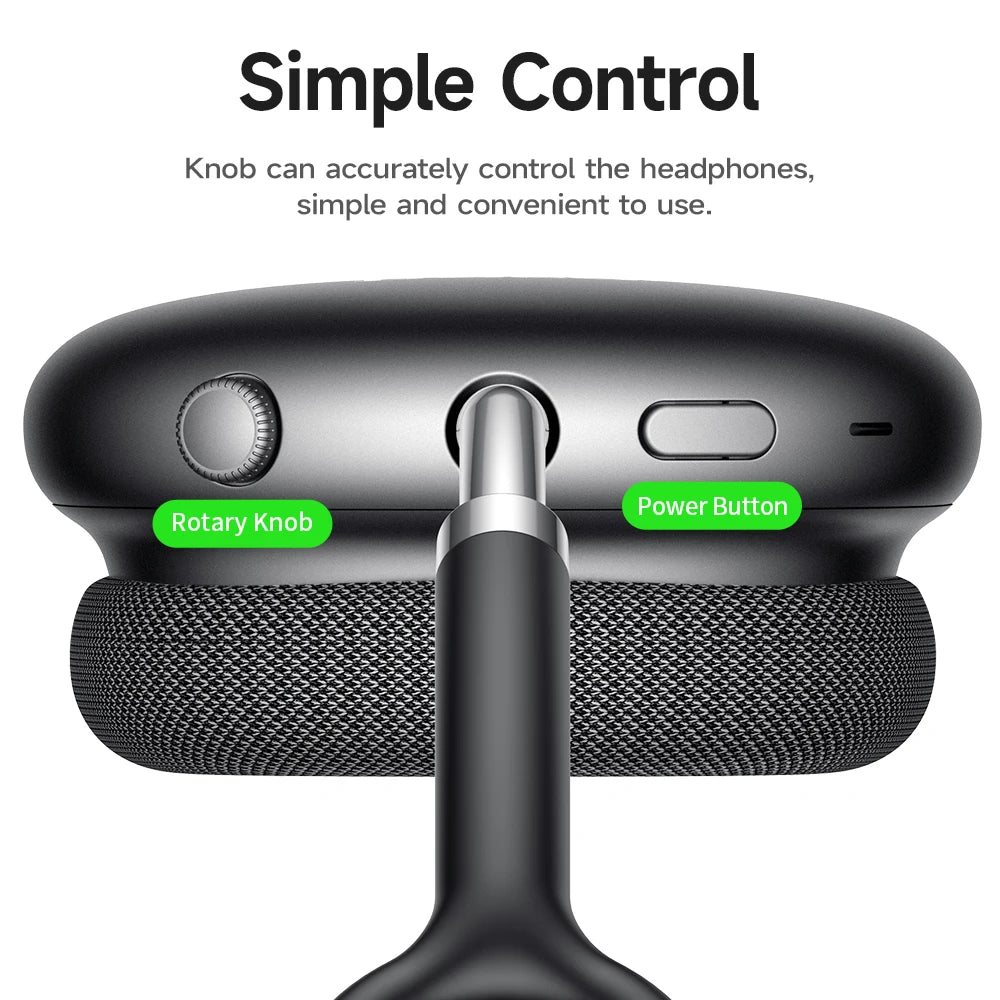 HOCO W55 Plus ANC Noise Reduction Over-ear Bluetooth 5.4 Headphones Wireless Sport Headset Head mounted For Smart Phone AUX mode