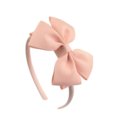 Handmade Hair Bows for Baby Girls - Cute Solid Headbands in 20 Colors