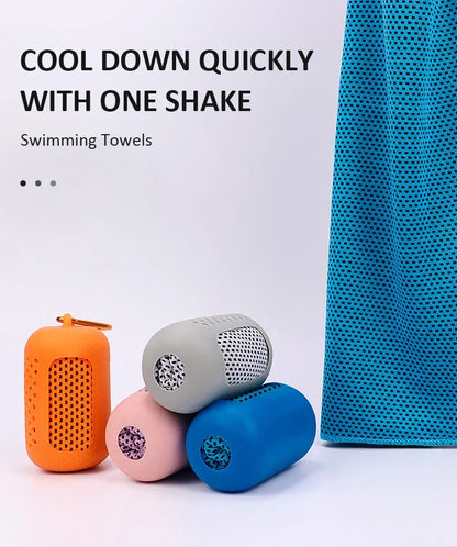 Microfiber Quick Dry Cooling Towel for Sports Fitness Camping Outdoor Ice Cold Towel