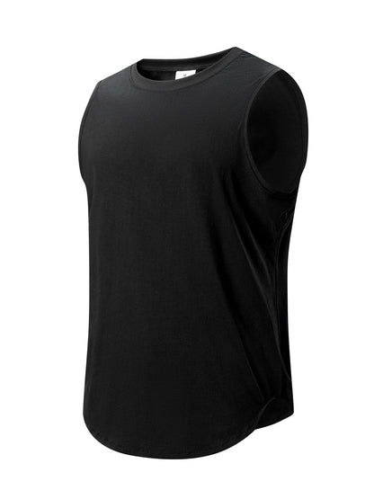 Summer Men's Fitness Basic Tank Top Quickly Dry Sport Top Running Vest Gym Fitness Sleeveless Sport Shirt Tank Tops