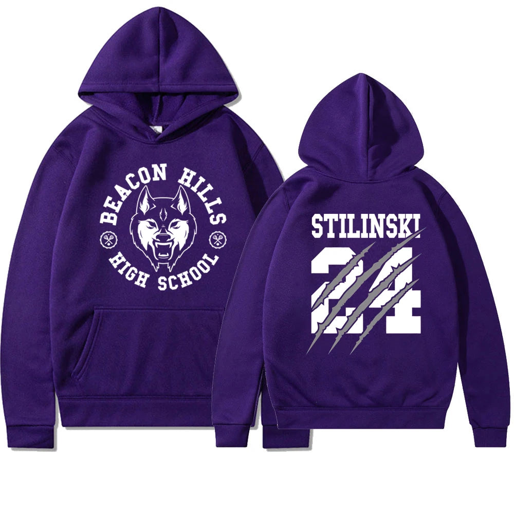 Teen Wolf Stiles Stilinski 24 Hoodie MCCALL 11 Fashion Print Streetwear Men Women Sports Sweatshirts Hoodie Harajuku Clothing