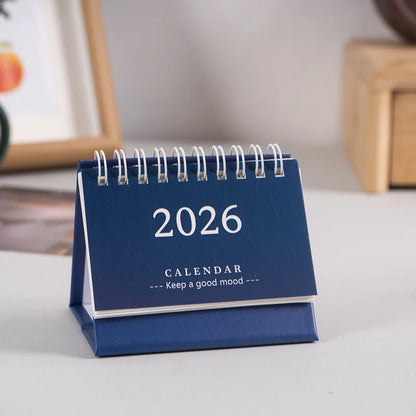 2026 Mini Desk Calendar Desktop Notepad Ornament Cute Simple Calendar,Christmas New Year Gift, Daily Planner Table Calendar