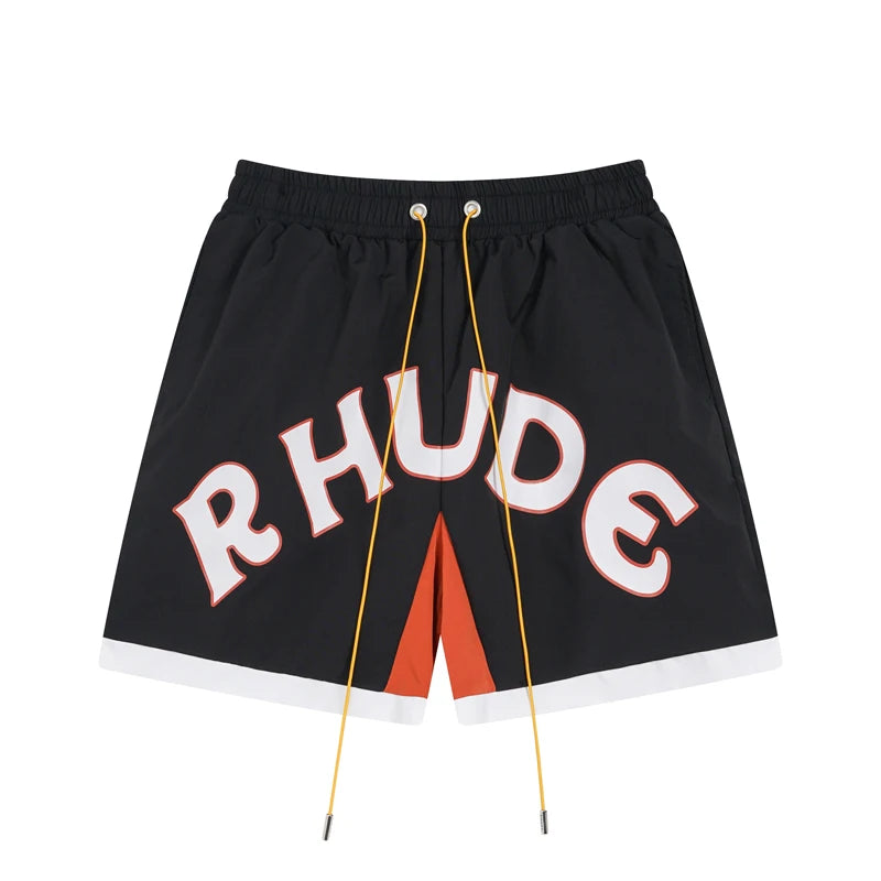High Quality Streetwear Multi-color Rhude Beach Shorts Men Women Loose Breathable Casual Shorts