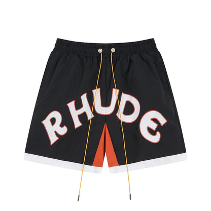 High Quality Streetwear Multi-color Rhude Beach Shorts Men Women Loose Breathable Casual Shorts