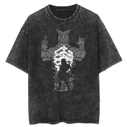 Hip Hop Streetwear T Shirt Japanese Anime Naruto Print T-Shirt Men Harajuku Cotton Tshirt Summer Short Sleeve Tops Tees