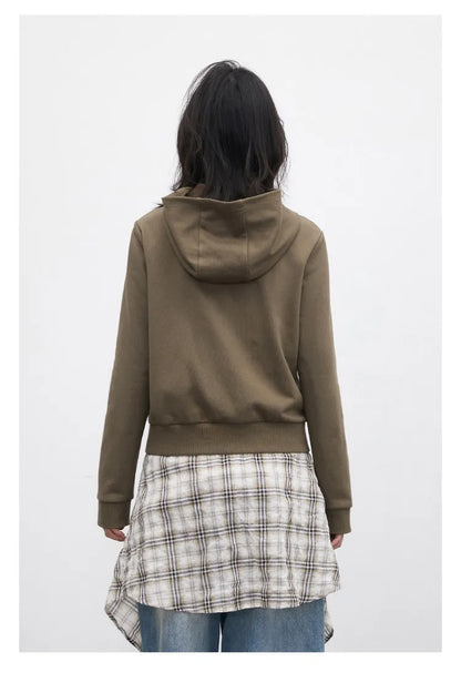 CHIC VEN Fashion Women Sweatshirts Solid Slim New Hooded Warm Female Jacket Short Sportswear for Woman Spring Autumn 2026