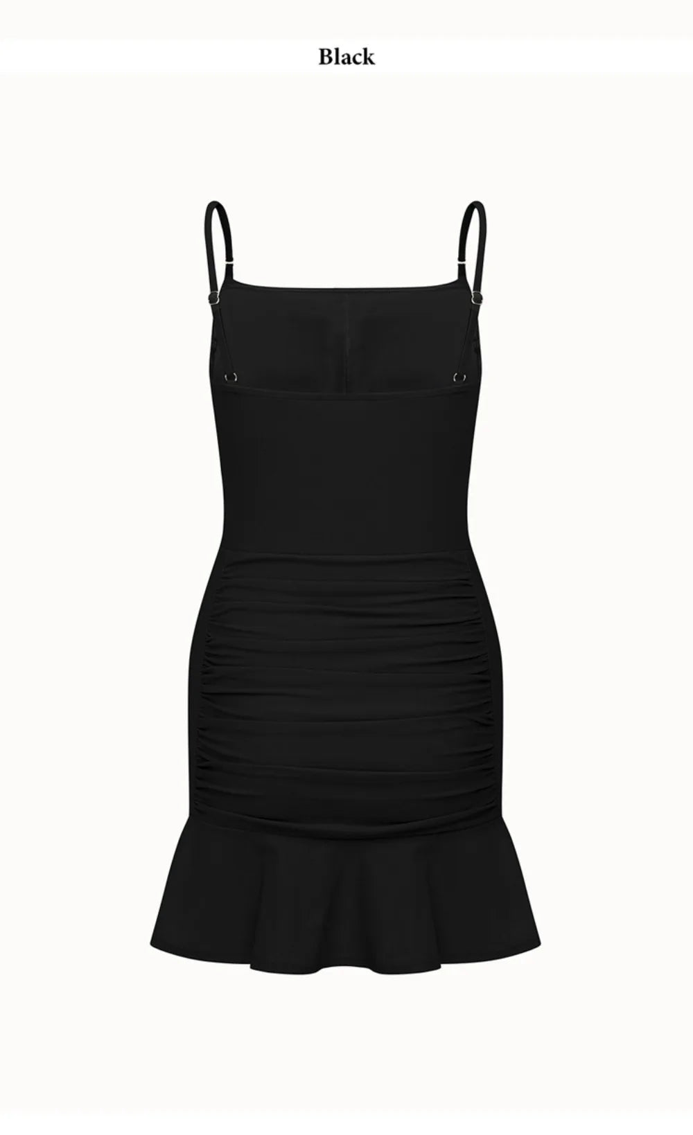 Women's Sexy Slim-Fit Tube Top Skirted One-Piece Swimsuit – Tummy Control, Ins Style Solid Color Swimwear