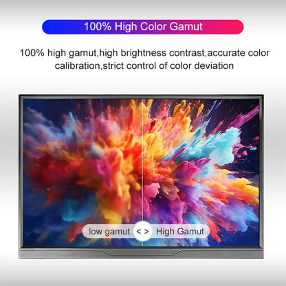 14 Inch Portable Monitor - 1080P IPS Display, USB-C Gaming Monitor | Lightweight Slim Screen