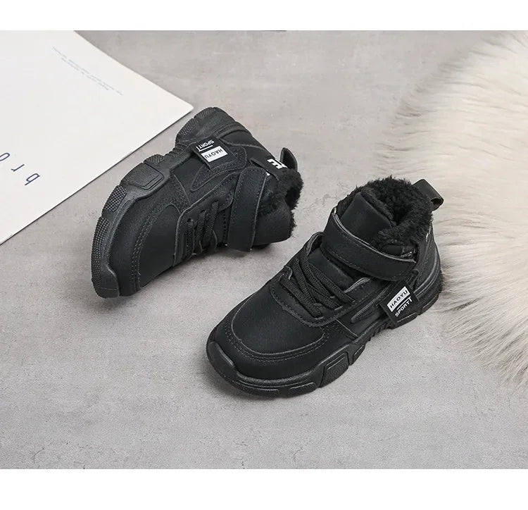 Children Winter Boots – Waterproof Kids Snow Boots With Plush Lining & Rubber Sole
