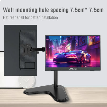 Portable Touch Monitor 16 Inch Gaming Screen - Matte HDR Portable Display with VESA Wall Mount
