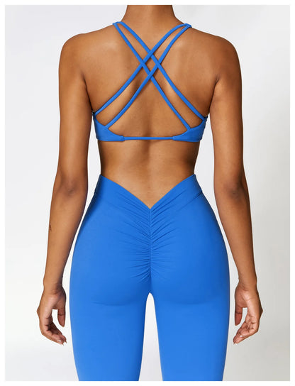 New Yoga Pants Flare Leggings Women High Waist Wide Leg Pants Women Gym Fitness Sports Flared Pant Dance Trousers V-shaped Hip