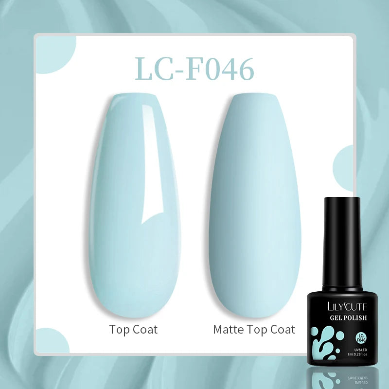 Gel Nail Polish - LILYCUTE UV Gel Varnish 7ML | Soak Off, Long Lasting Colors