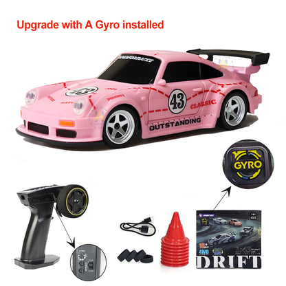 Upgraded 143 RC Drifting Car - High Speed 4WD Radio Control Mini Vehicle - ZOOMNSTORE