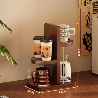 Multifunctional Desktop Multi-layer Cup Holder Office Simple Small Flower Stand Kitchen Countertop Rack Seasoning Storage Rack