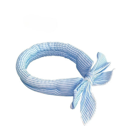 1pc Universal Summer Pet Cooling Ice Scarf,Dog & Cat Neck Collar,Physical Heatstroke Prevention Cool Towel,Outdoor Ice Neck Ring