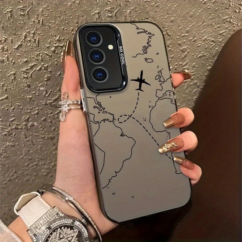Love Heart Pattern Hard Case For Samsung S26 S25 Ultra S23 FE S22 S24 A57 A55 5G A56 A54 A53 A52S A36 A35 A34 A25 A16 Case Cover