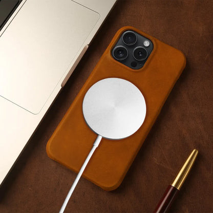 ZWW Crazy House Genuine Leather Cover Case For Iphone 15 Pro Max Case For Iphone 14pro 12 11 XR XS 13 8 Aesthetic Vintage Retro