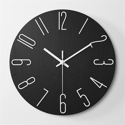 Battery-Powered 12-Inch Analog Wall Clock - Small Clock for Home Office Kitchen and Classroom