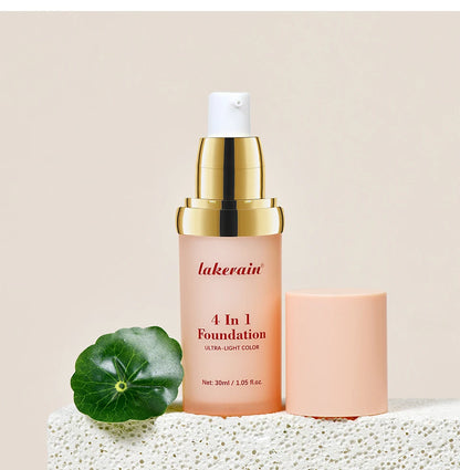 Color Changing Foundation 4 In 1 Moisturizer Longwearing Waterproof Concealer Even Skin Toning Sunscreen Spf 30 Whitening Makeup