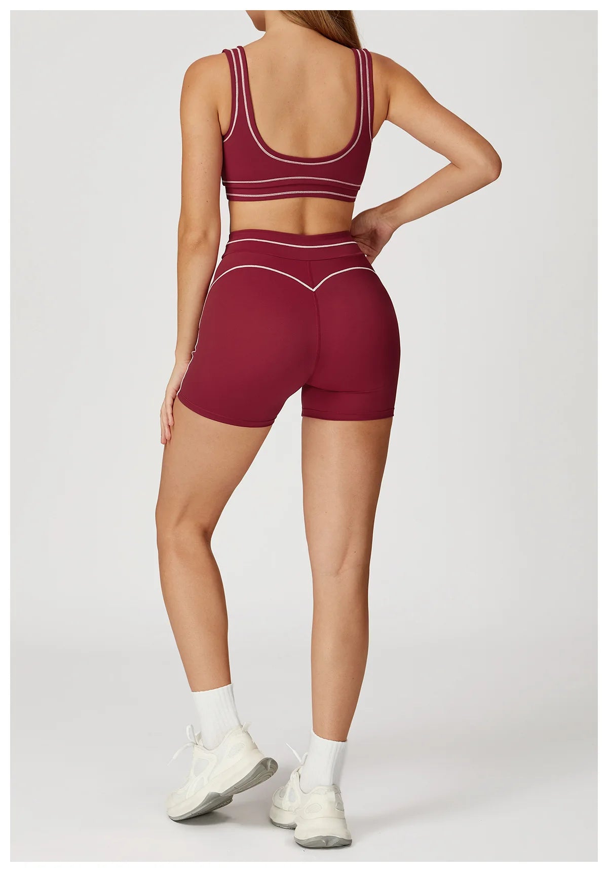 Fitness Suit 2PCS Yoga Set Women's Tracksuit Sports Outfits Gym Running Push Up Sportswear Legging Athletic Wear Workout Clothes