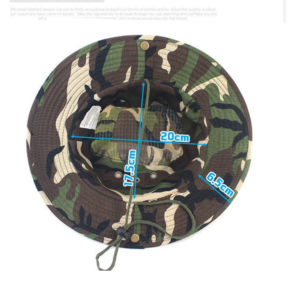 Camo Boonie Hat – Tactical Bucket Hat for Fishing, Hiking & Hunting