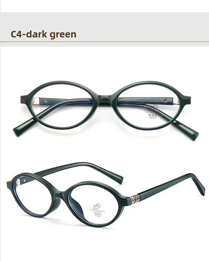 Oval Reading Glasses - Classic Oval Frames With Photochromic Lenses For Women Small Frames
