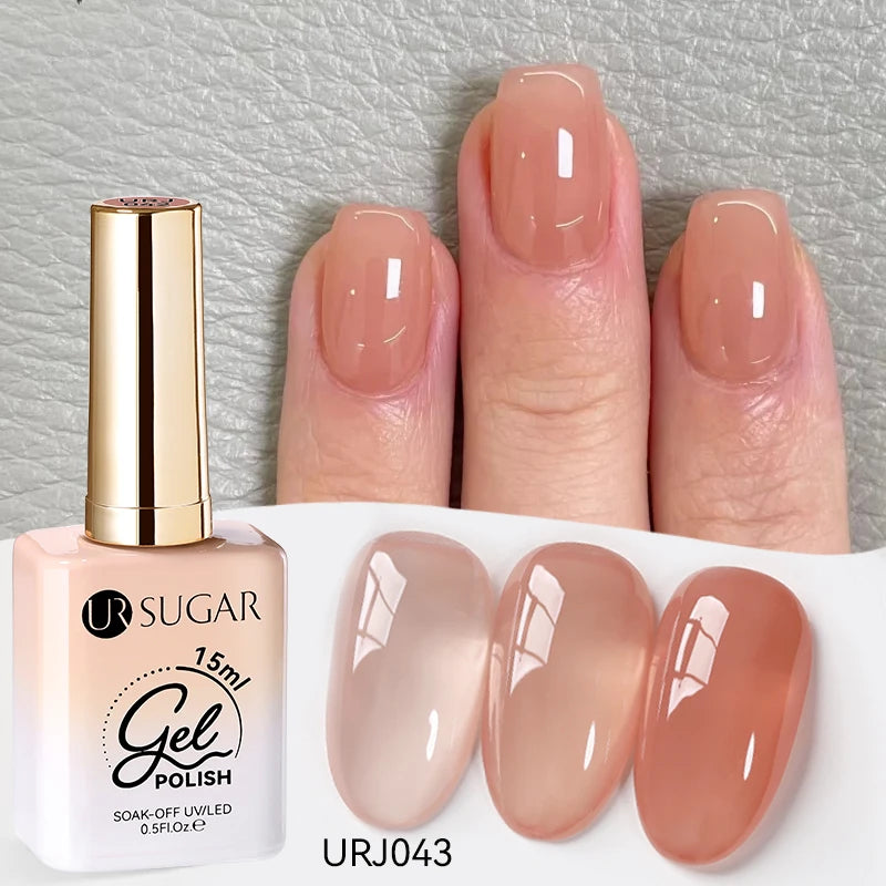 Jelly Gel Polish - Eco Friendly Semi Permanent UV LED Nail Polish for Salon Use