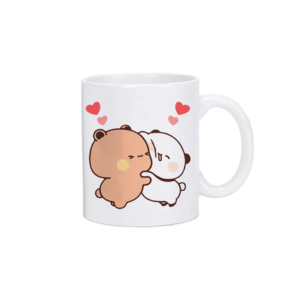 Coffee Milk Cup - Ceramic Mocha Cat Mug | Eco Friendly Kawaii Drinkware Gift
