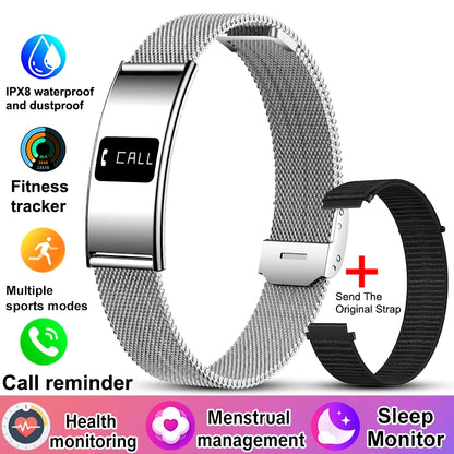New Men Sports Smart Bracelet Heart Rate Fitness Tracker IPX8 Waterproof Smart Band Pedometer Call Reminder Smartwatches Women