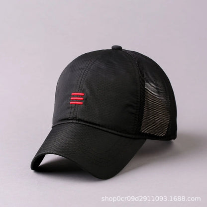 Oversize Big Head Man Plus Size Baseball Cap Spring Summer Thin Fabric Mesh Sun Hat Male Snapback M 55-59cm L 60-64cm