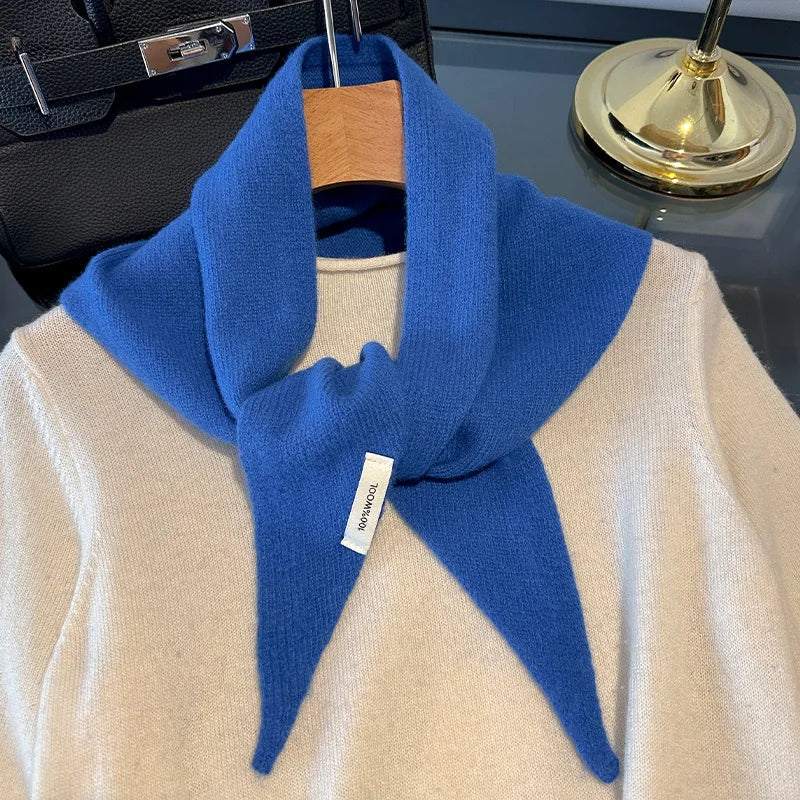 Wool Winter Scarf - Long Warm Cashmere Shawl For Women | Cozy Knit Pashmina Wrap
