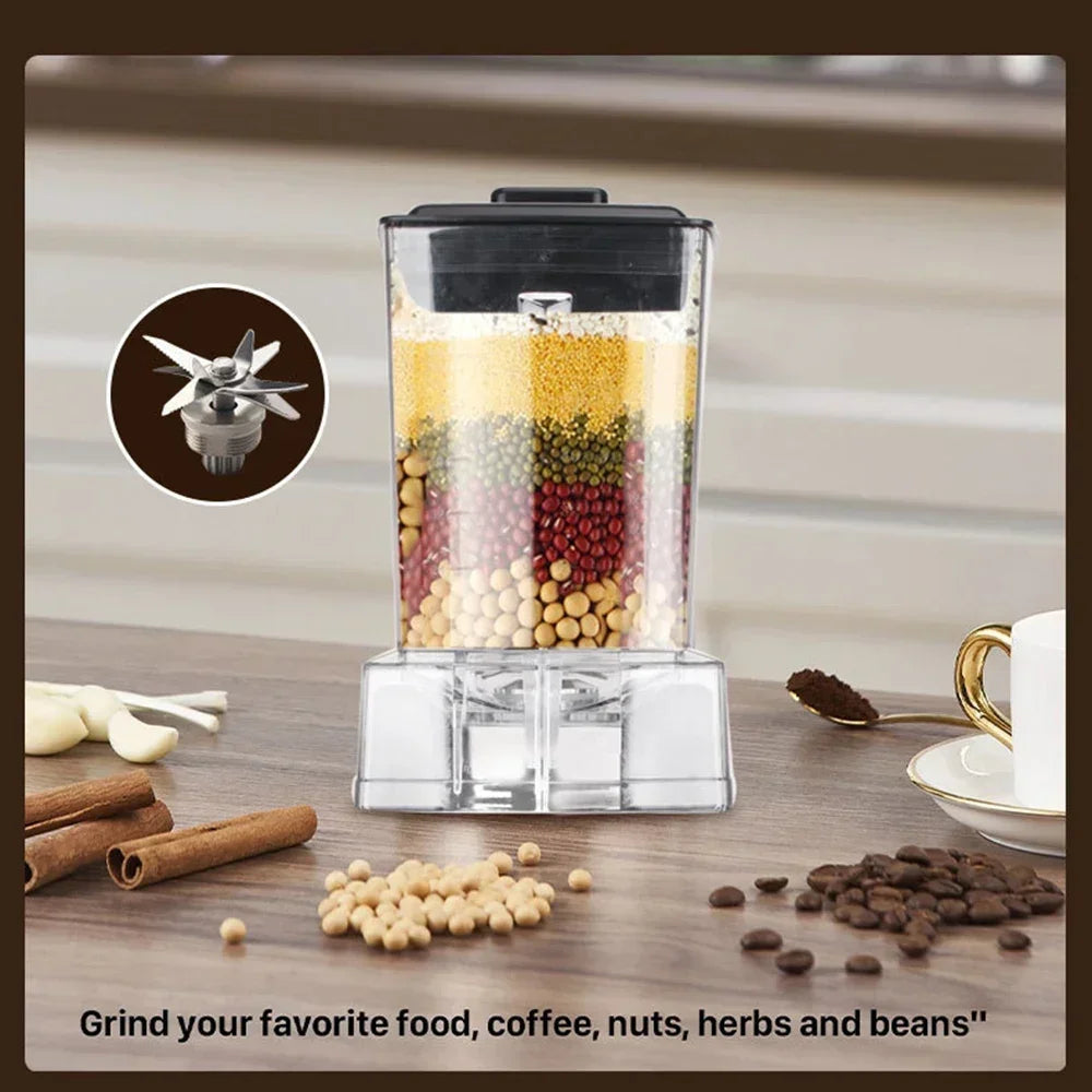 6000W Professional Blender - Smoothie Maker with 25L Container for Ice Nuts and Fruits