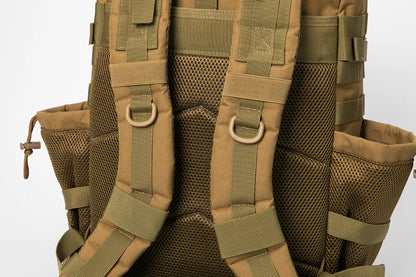 Tactical Backpack - 2545L Outdoor Rucksack with Dual Cup Holder for School Gym and Camping