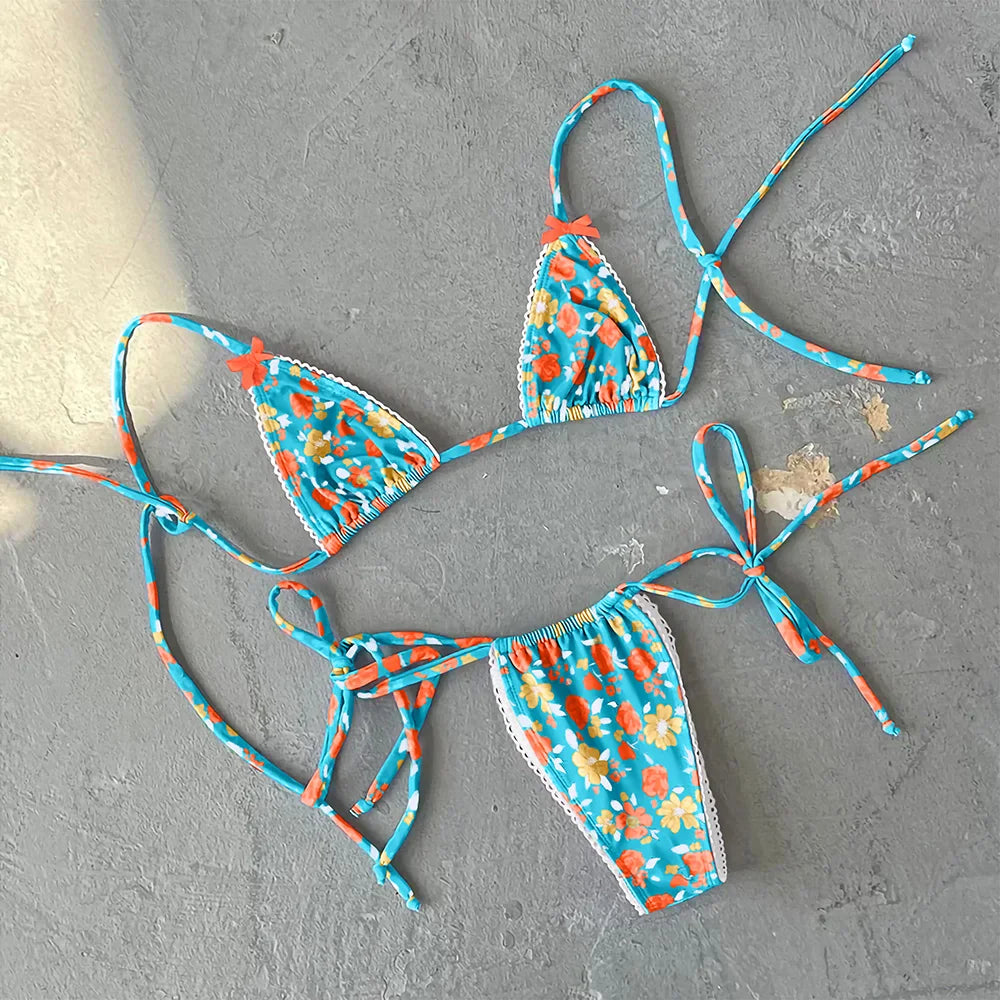 Micro Bikini Set - Sexy Push Up Brazilian Swimwear for Women - ZOOMNSTORE