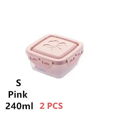 Plastic Food Storage Container - Multi Size Stackable Storage Containers for Refrigerator Use