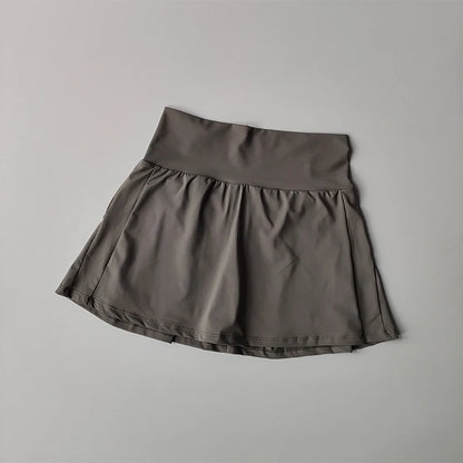 Women's Sport Skort – Lined High-Waist Tennis & Golf Skirt Shorts