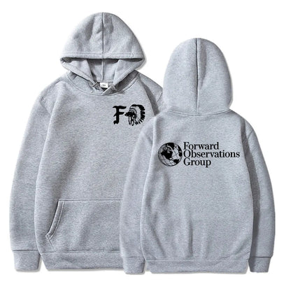 Vintage FOG Forward Observations Group Hoodie Skeleton Graphic Hooded Sweatshirts Male Gothic Punk Hoodies Harajuku Streetwear