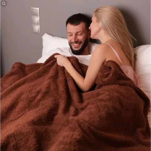 Waterproof King Size Blanket - Cozy Thickened Shaggy Stain Resistant