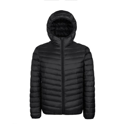 Down Jacket Men's 2024 New 90% White Duck Down Super Light Down Jacket Men's Lightweight Thermal Coat Hooded Feather Coat