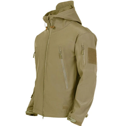 Military Soft Shell Jacket - Tactical Windproof Waterproof Army Combat Outerwear