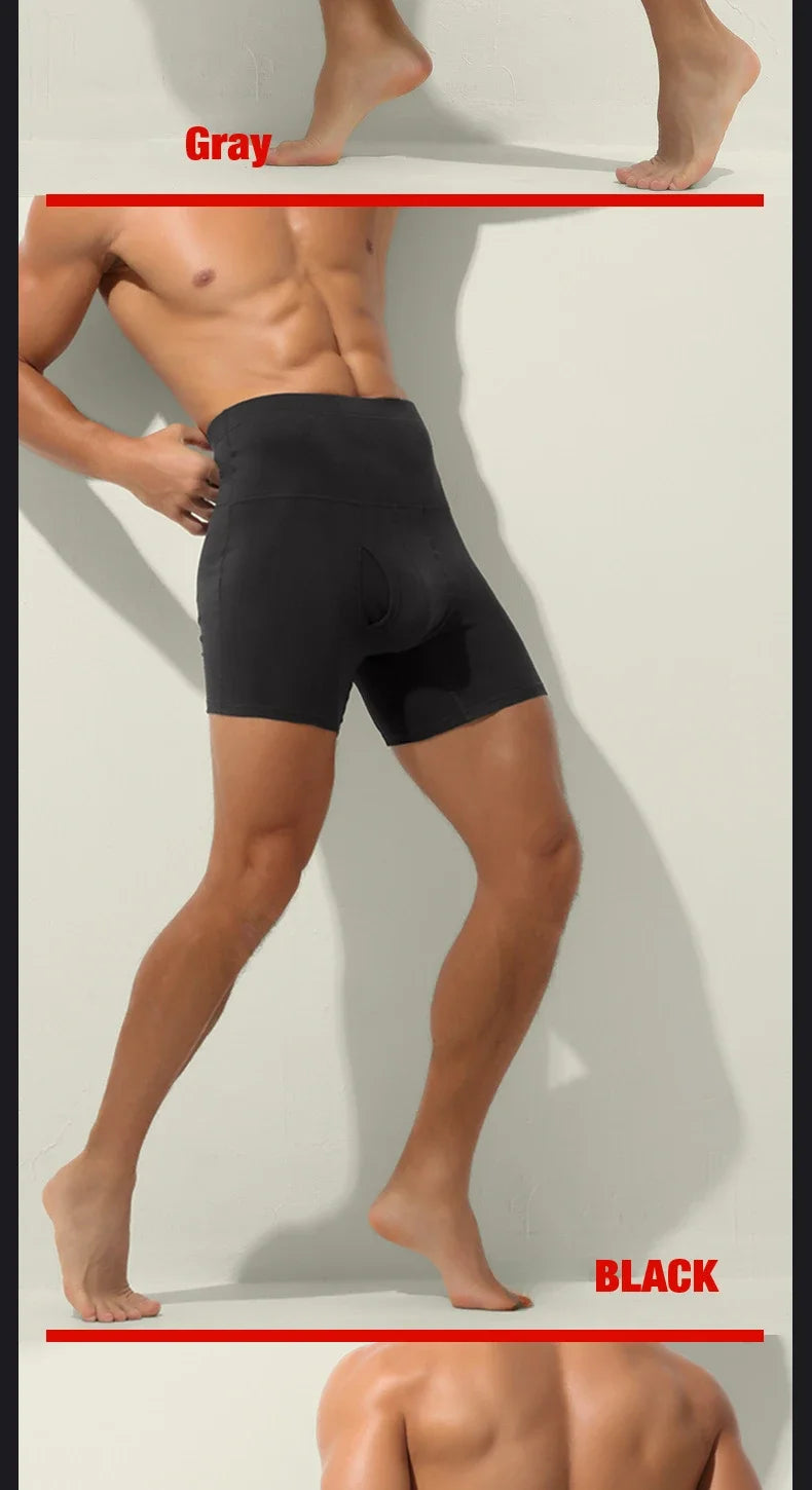 Underwear Mens Pure Cotton High Waist Trunks Plus Size Lengthened Anti-wear Warm Sports Boxers Pack Mentrual Panties