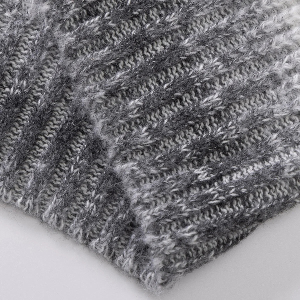 Men's new thick warm pullover knit sweater, striped crew neck sweater, simple daily casual style