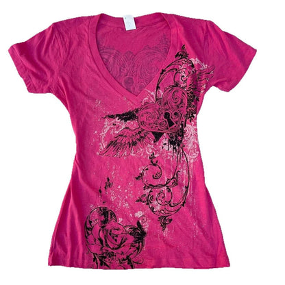 Summer New Millennium Women's Y2K Slim Fit T-Shirt Spicy Girl Retro Style Women's Printed Top
