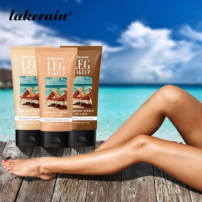 Lakerain Leg Makeup 100ML Long Lasting Moisturizing Waterproof Anti Transfer Concealer Even Skin Tone Body Foundation Leg Makeup