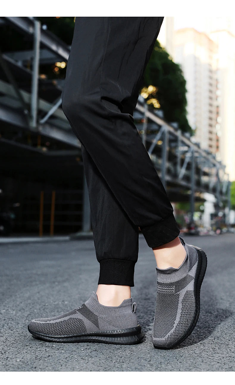 Men Sneakers Shoes For Men Lightweight Tenis Comfortable Mesh Breathable Casual Shoes Outdoor Walking Gym Shoes Size 39-46