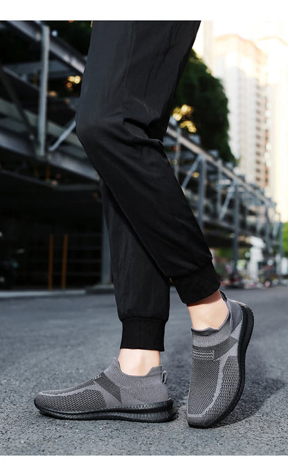 Men Sneakers Shoes For Men Lightweight Tenis Comfortable Mesh Breathable Casual Shoes Outdoor Walking Gym Shoes Size 39-46