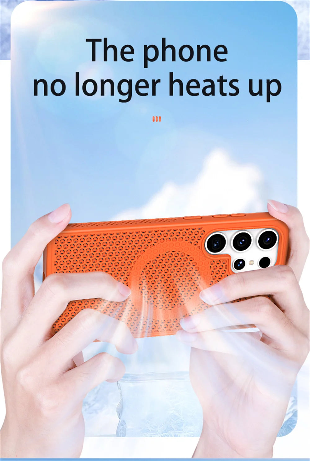 Magnetic For Magsafe Heat Dissipation Phone Case For Samsung S26 S25 S24 S23 Ultra S22 Plus FE Luxury Shockproof Protector Cover